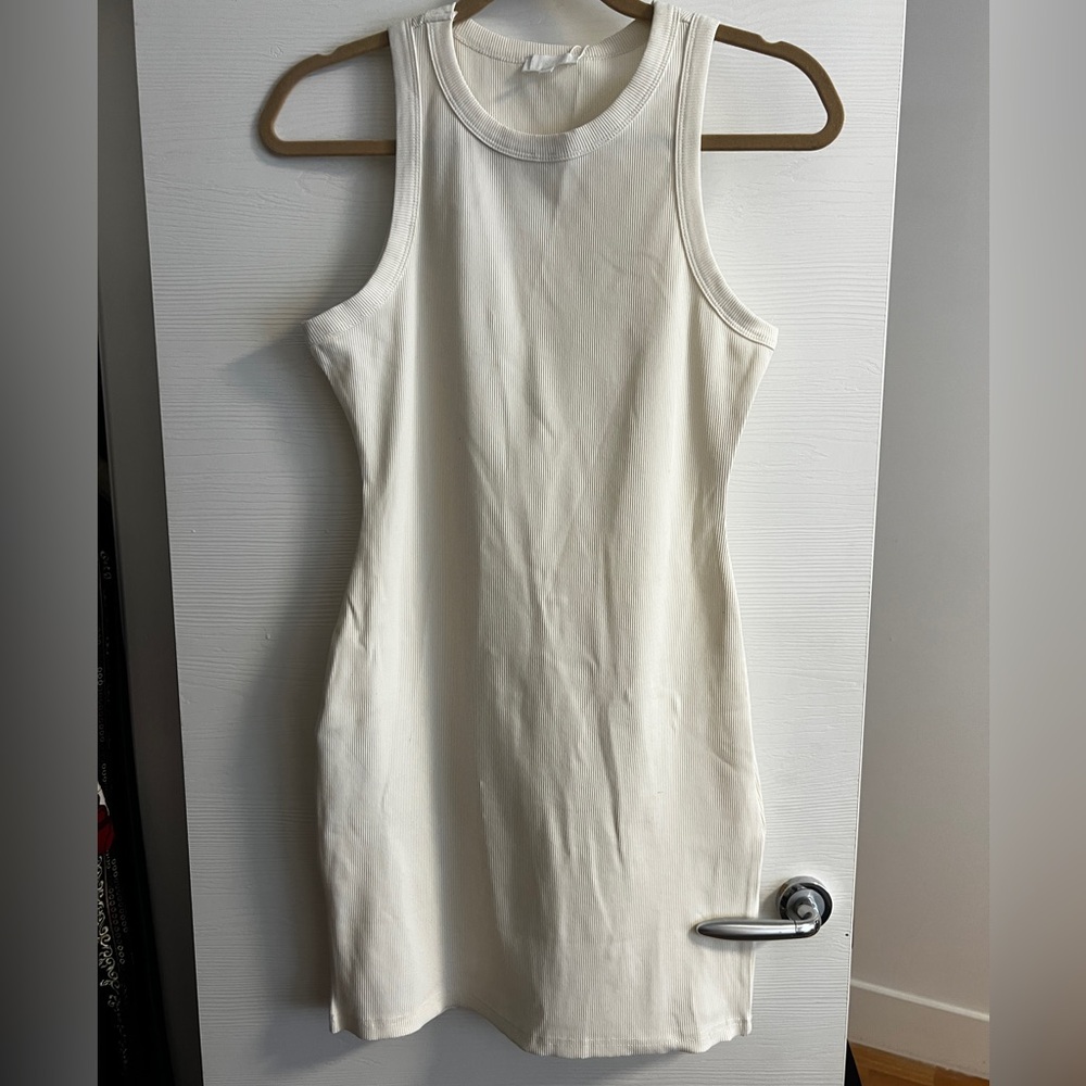 Meshki Tina Ribbed Racer Dress